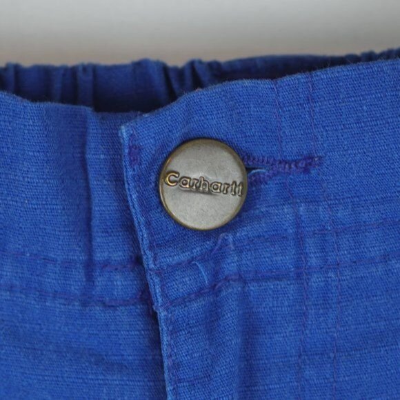 Carhartt Men's Medium Blue Multi-Cargo Ripstop Straight Leg Scrub Pants - Picture 10 of 10